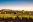 Panoramic sunset over a vineyard landscape in Bordeaux, France.
